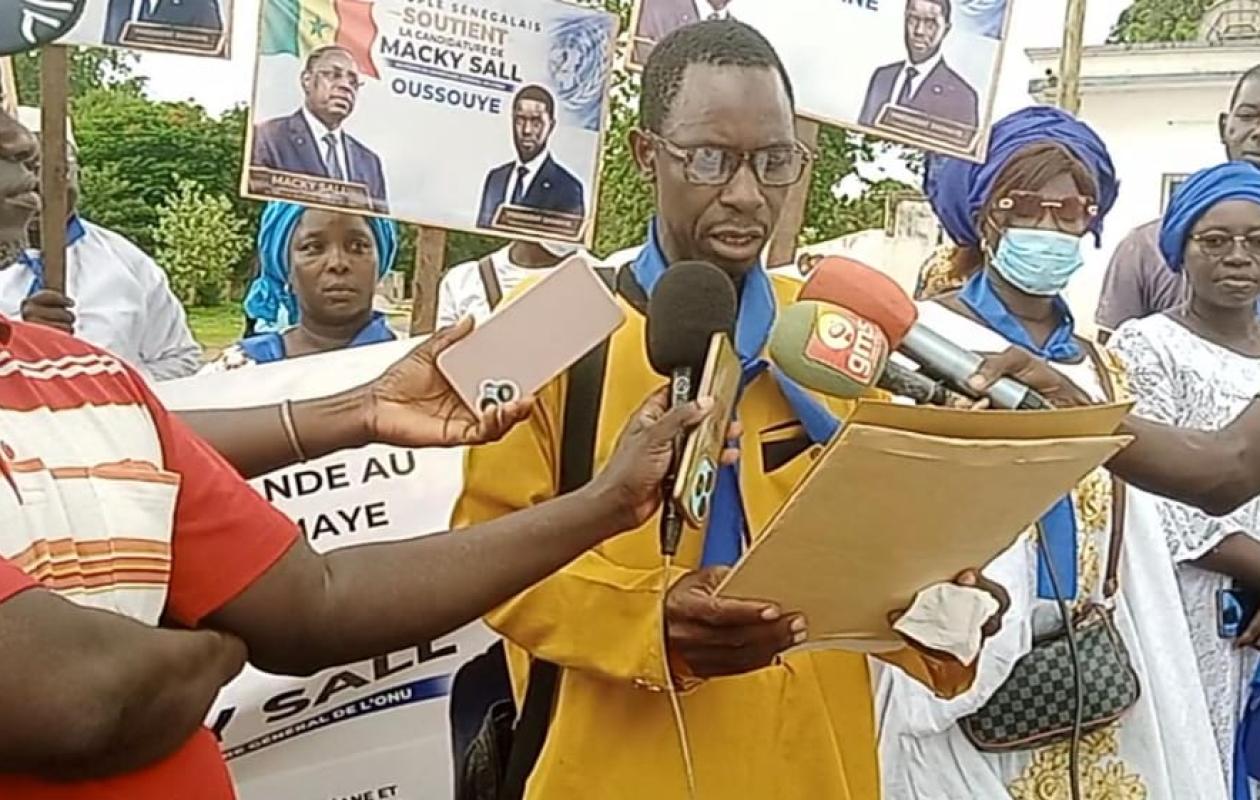 Bignona : Marche citoyenne pour soutenir la candidature de Macky Sall à l’ONU