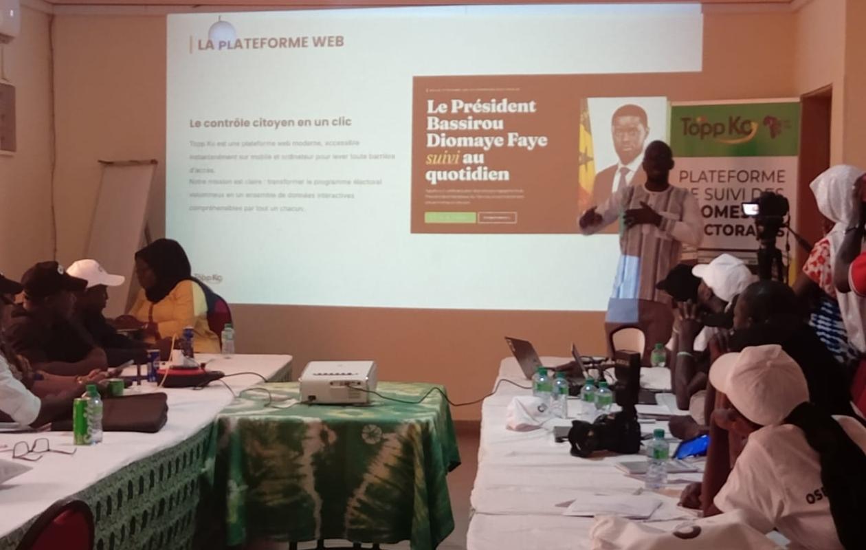 Suivi des promesses électorales : une plateforme citoyenne présentée à Ziguinchor