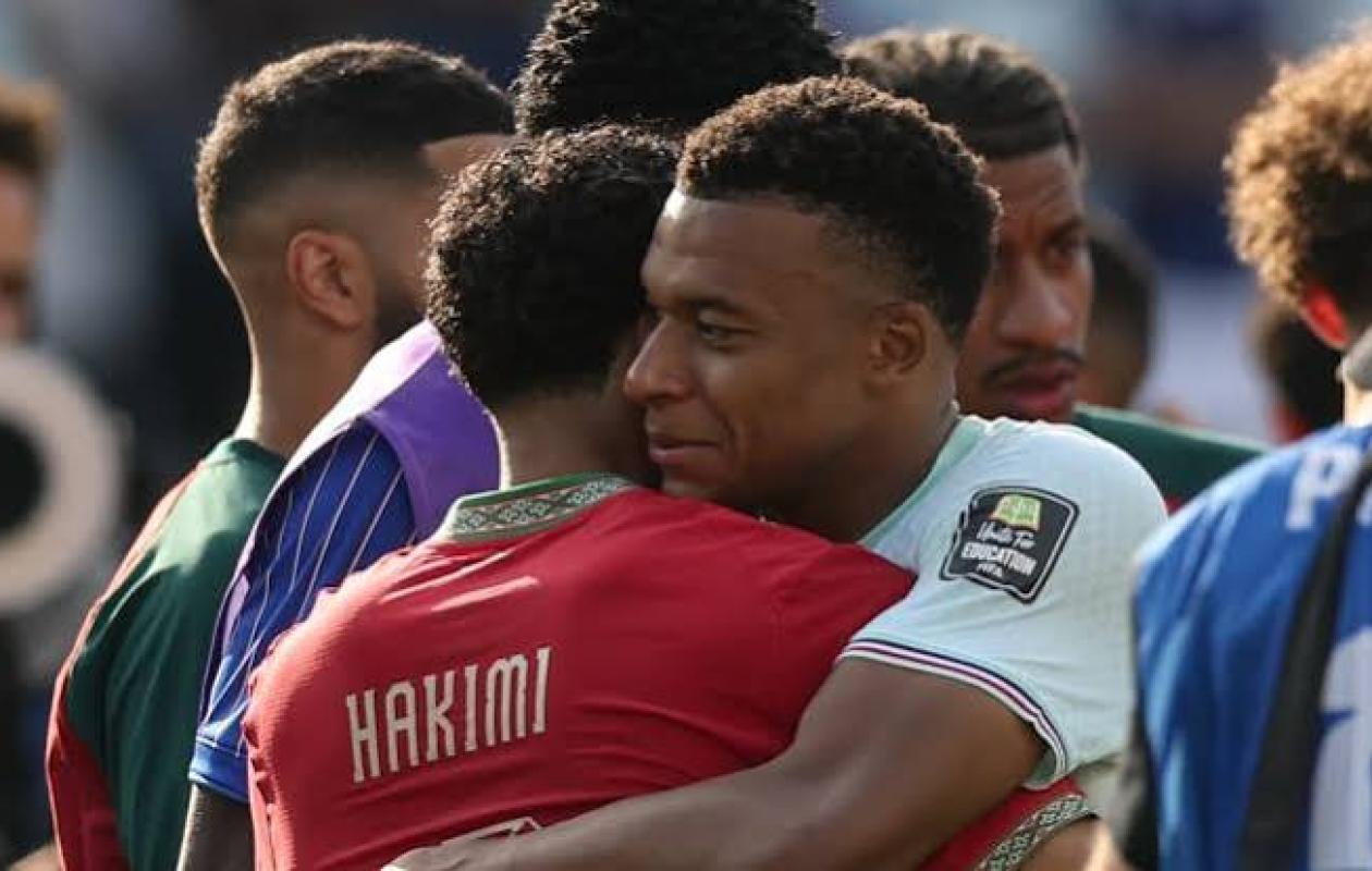 FRANCE-MAROC: "ICI IL N’Y A PAS DE SENTIMENT", LA RÉACTION À CHAUD DE MBAPPÉ SUR LA TRISTESSE DE SON AMI HAKIMI