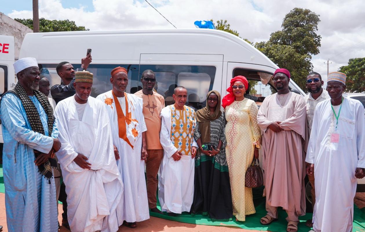 Kaolack : La Fondation Sonatel offre une ambulance médicalisée au poste de santé de Mbitéyène Abdou
