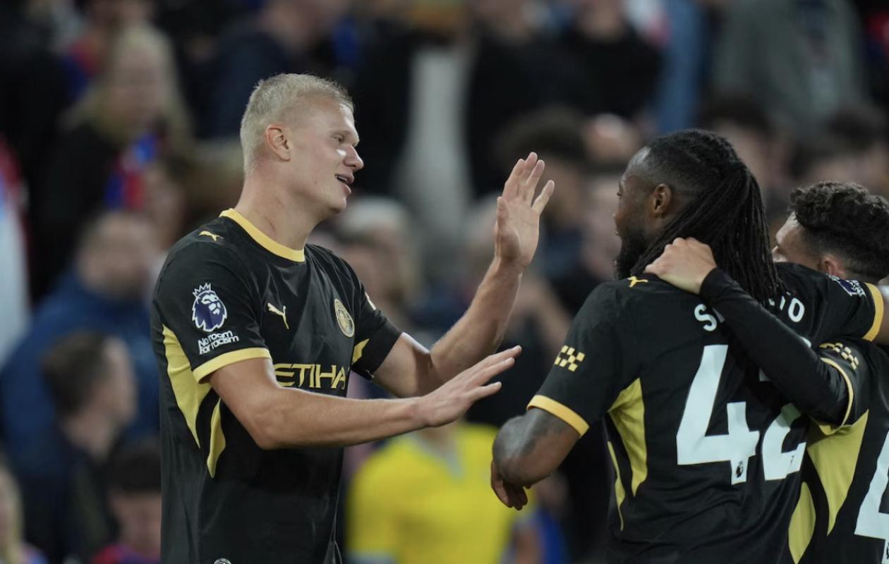 Manchester City s’impose à Crystal Palace grâce à Cherki et Haaland