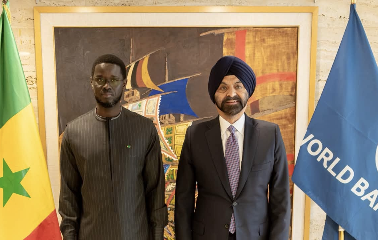 Photo: seneweb.com Banque mondiale : Ajay Banga soutient la stabilisation économique du Sénégal