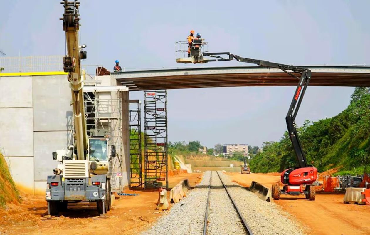 Construction of rail bridge for Abidjan metro officially launched