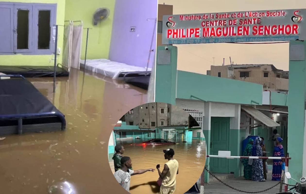Yoff : le centre de santé Philippe Maguilen Senghor évalue ses pertes à près de 350 millions FCFA après les inondations