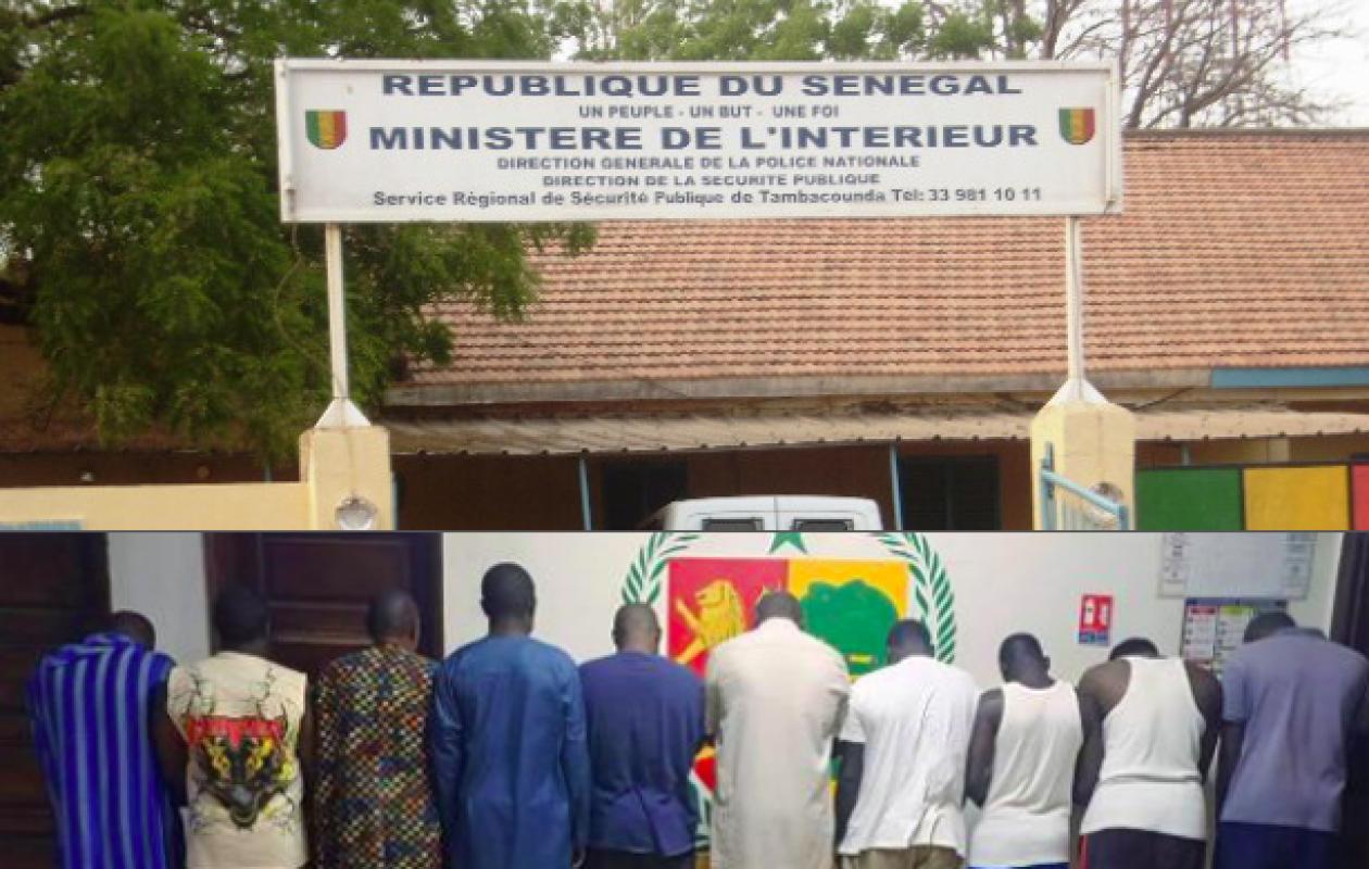 Tambacounda : 35 personnes interpellées par la police pour actes contre nature présumés