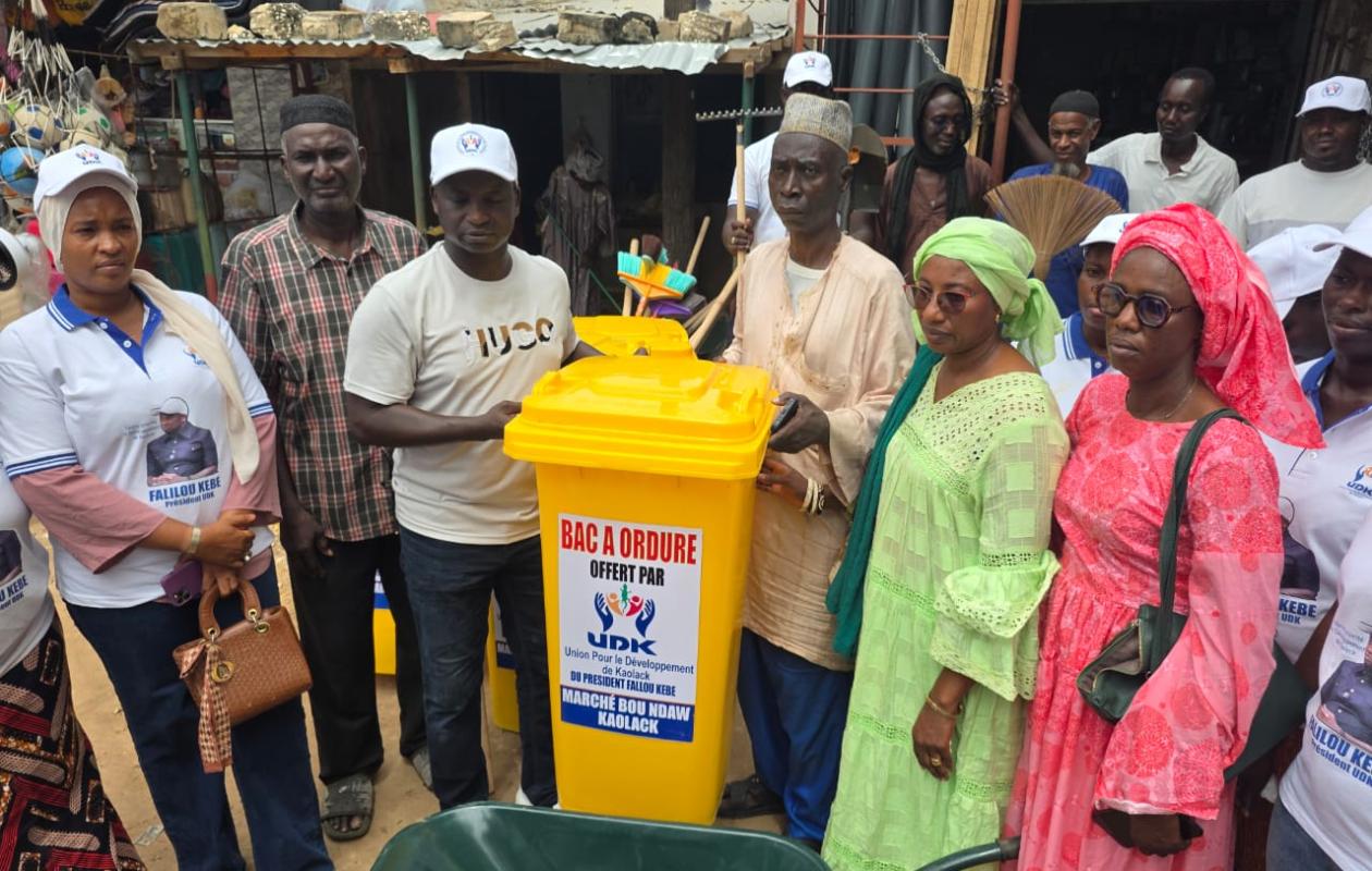 Kaolack : L'UDK de Fallou Kébé dote les marchés, le stade et les écoles ...