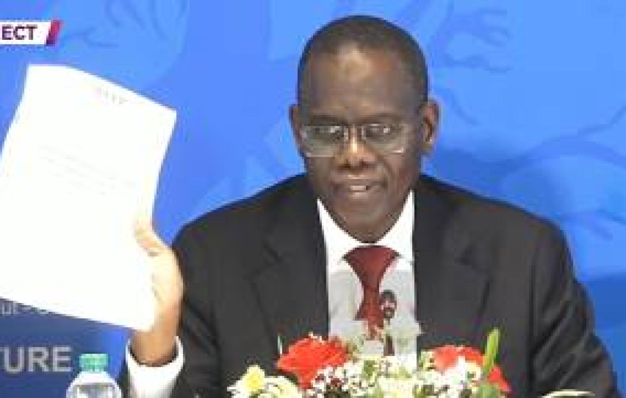LFR 2026 : 540 milliards de besoins, 555 milliards différés, 300 milliards d'arriérés… les chiffres défendus par Al Aminou Lo